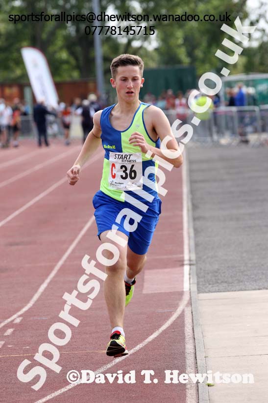 Boys under-15s, Northern Road Relays, Blackpool. Photo: David T. Hewitson/Sports for All Pics